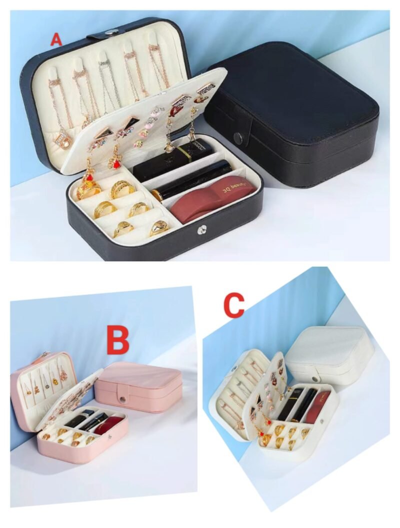 Portable Travel Jewelry Storage Organizer Portable Travel Jewelry Storage Organizer