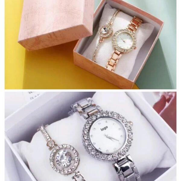Classy Ladies Watch + Bracelet Set