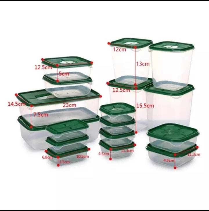 17-Piece Fresh-Keeping Food Box Set
