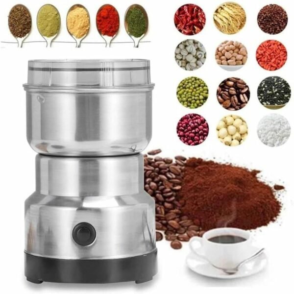 Electric Mini Grain & Coffee Grinder – Multifunctional Stainless Steel
