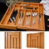 Bamboo Cutlery Organiser – Expandable